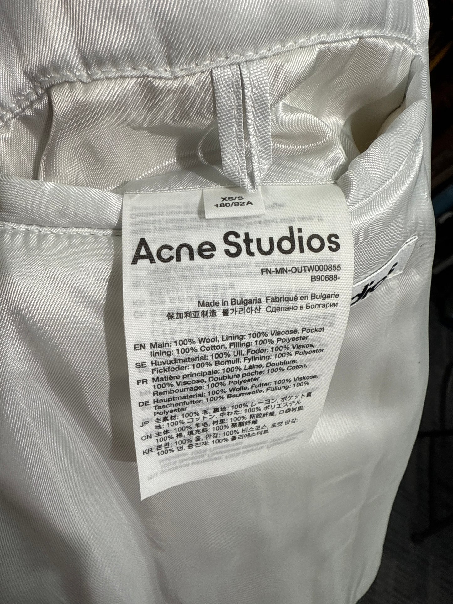 Acne Studios Omagi Padded Jacket Pale Jade