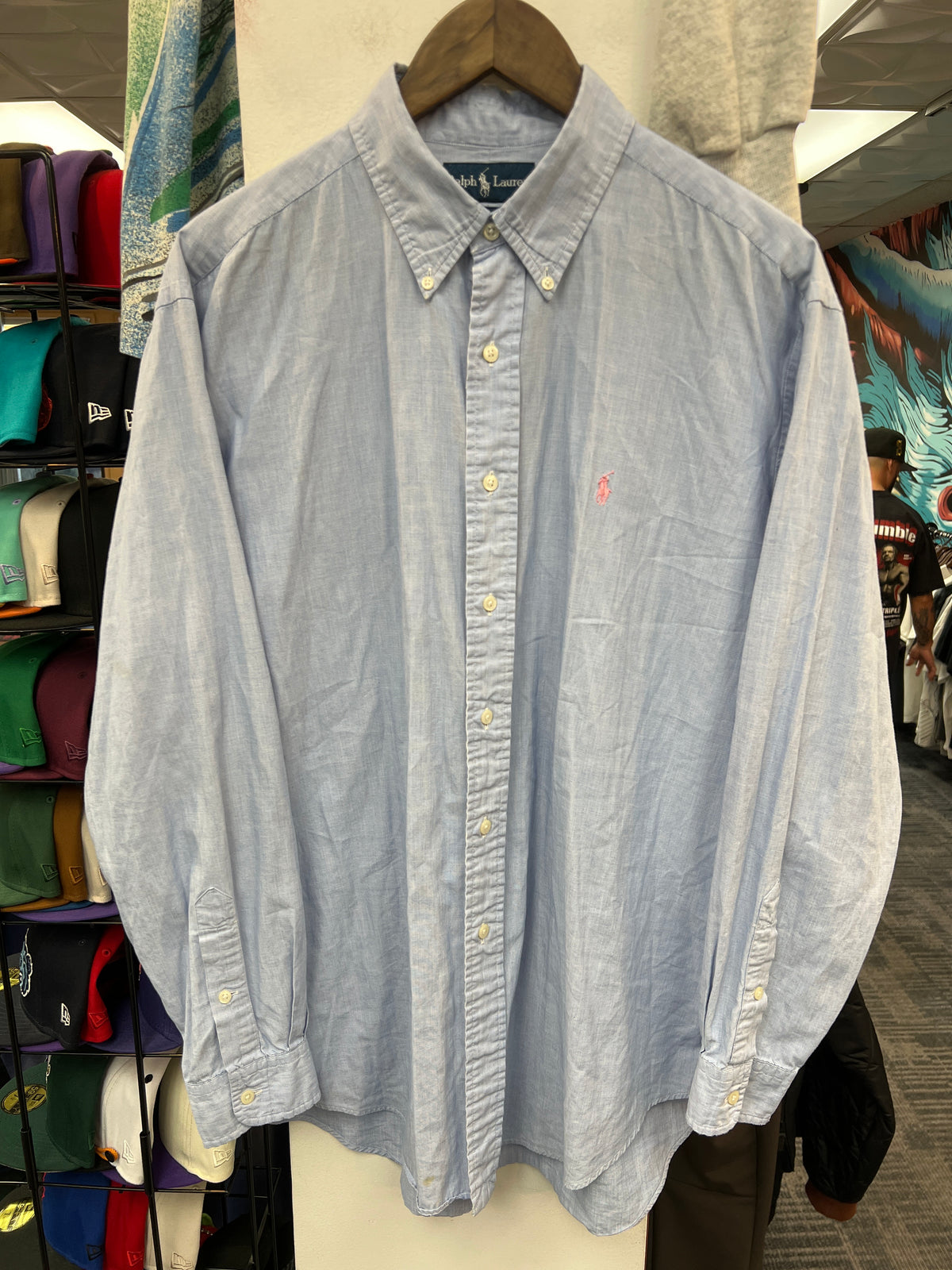 Ralph Lauren Classic Fit Oxford Long Sleeve Button Up