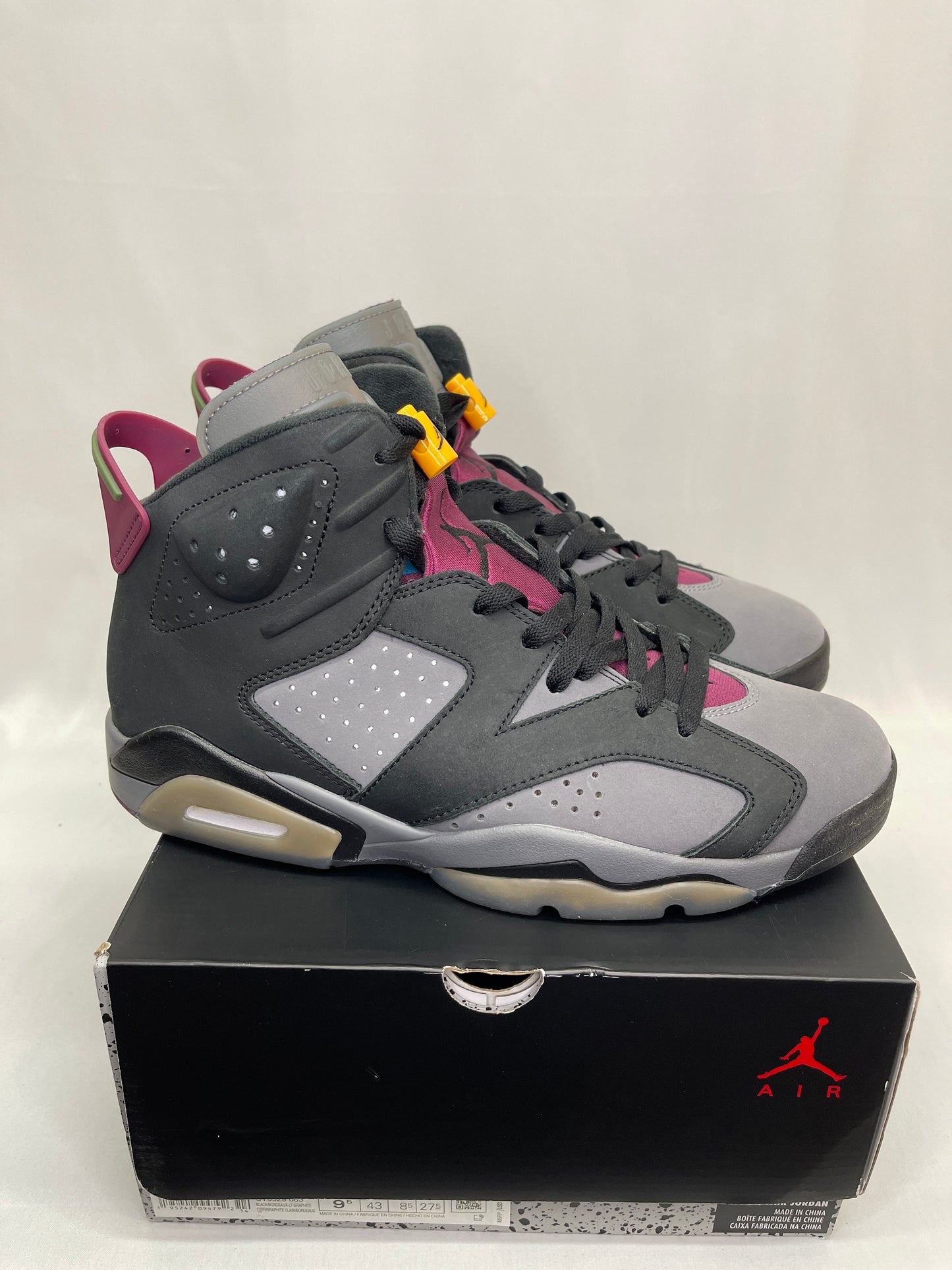 Preowned Jordan 6 Bordeaux