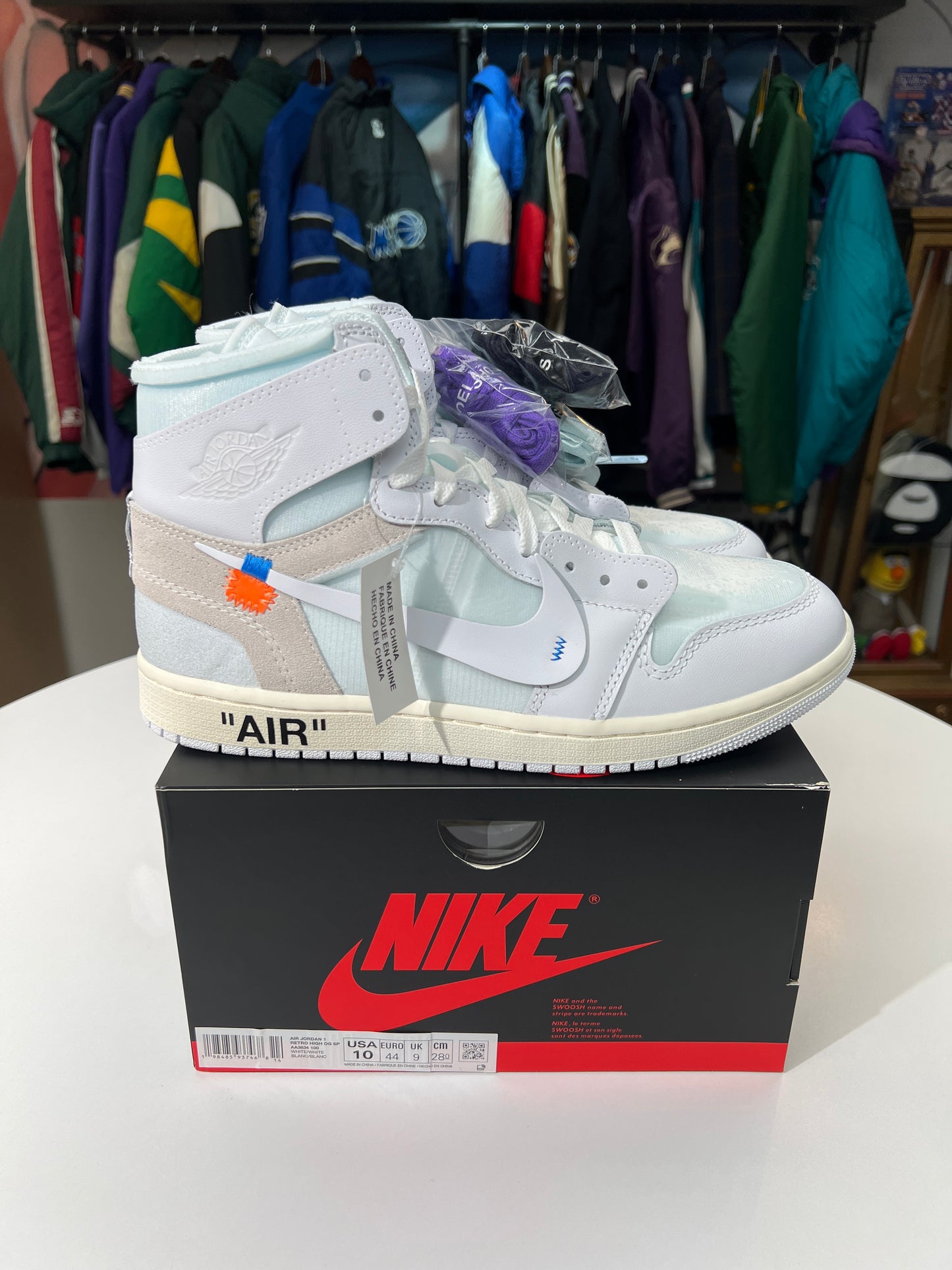New Jordan 1 Retro High Virgil Abloh Archive Alaska