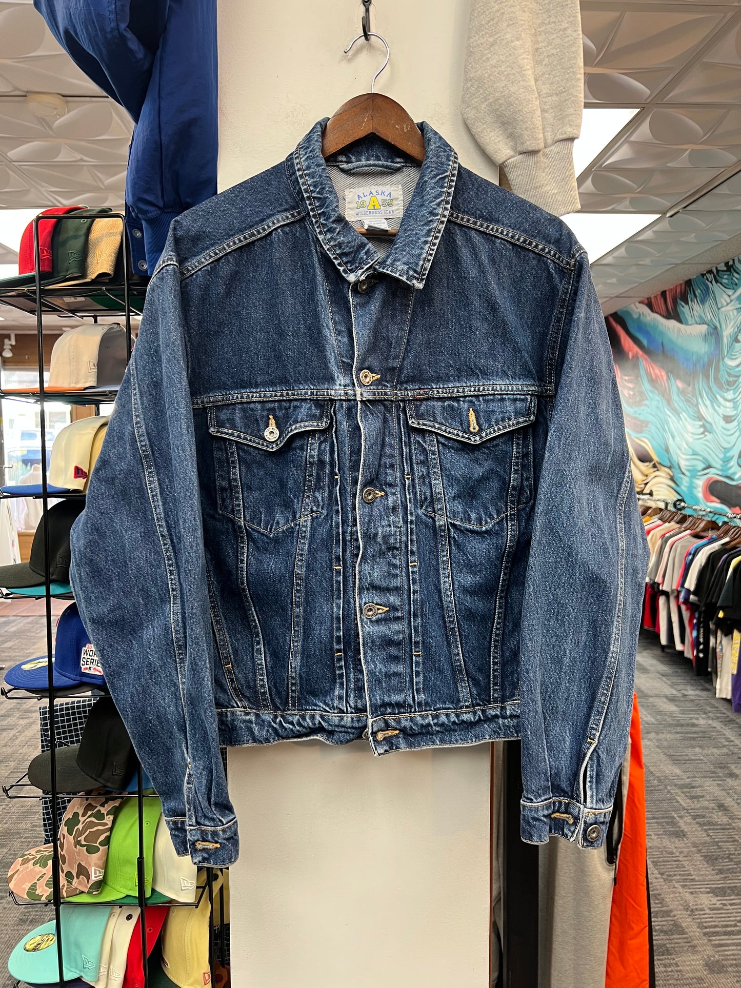 Alaska Gear Denim Trucker Jacket