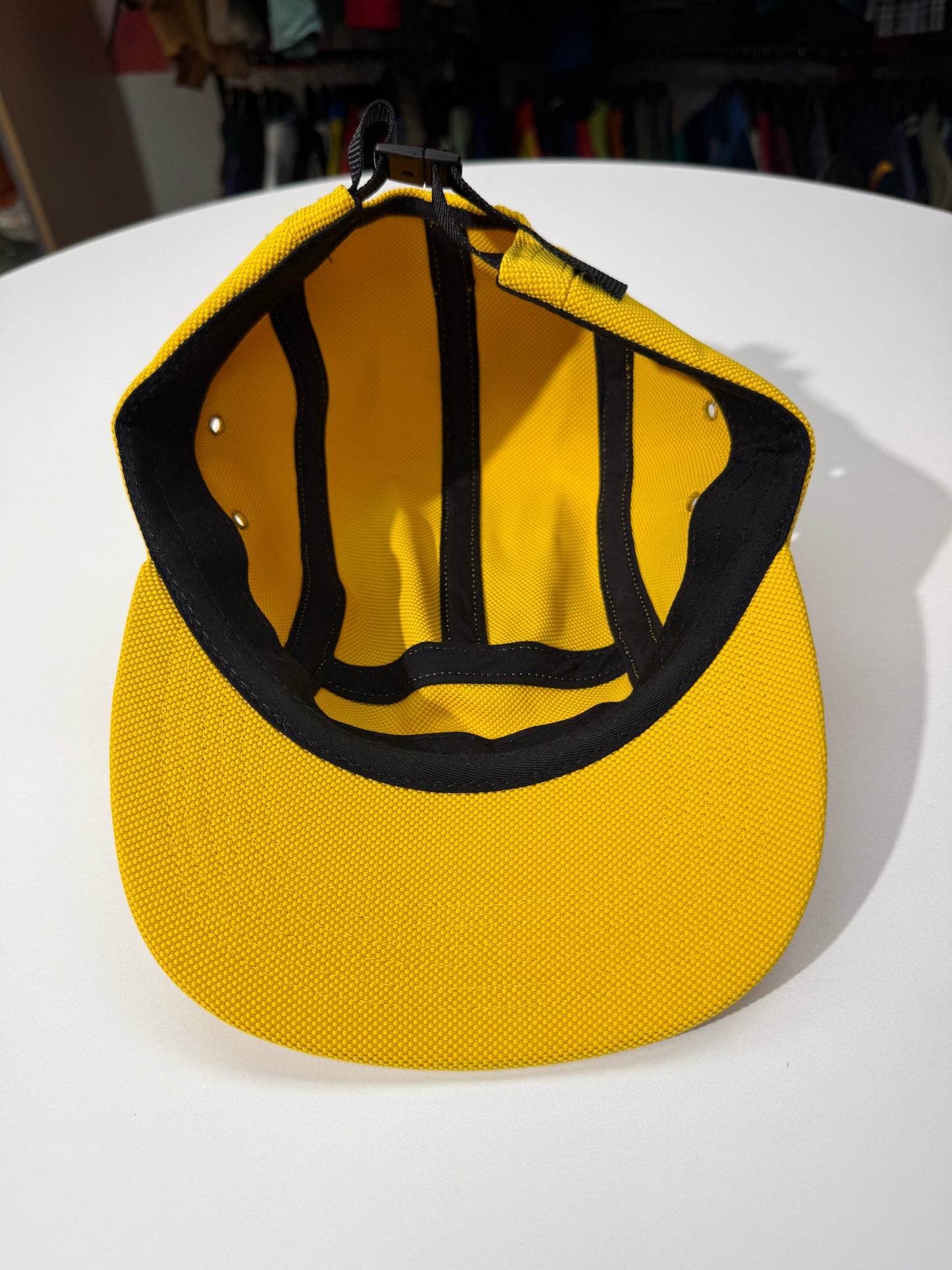 Supreme Ballistic Yellow Nylon Camp Cap