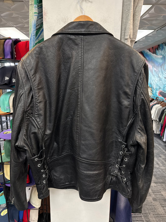 Vintage FMC Leather Biker Jacket
