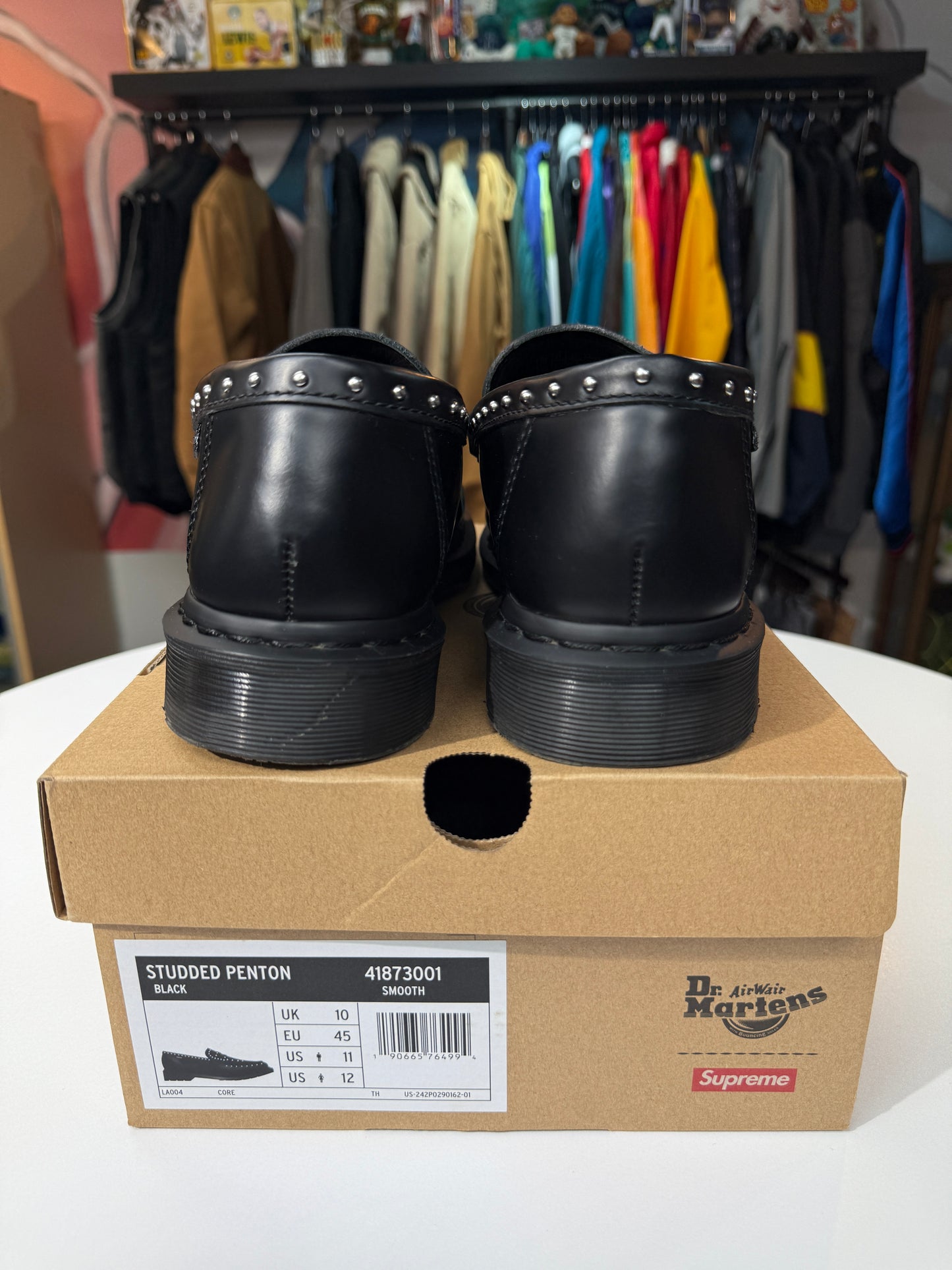 Preowned Supreme Dr. Martens Studded Penton Loafer