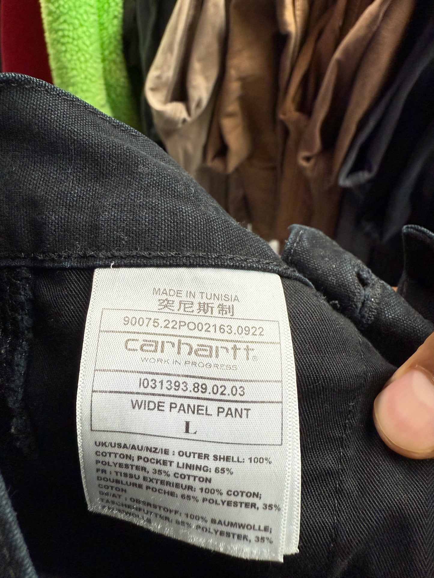 WIP Carhartt Black Pants