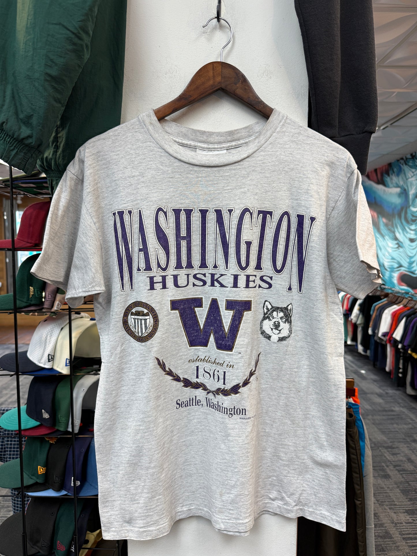 Vintage U Of W Huskies 93 Tee
