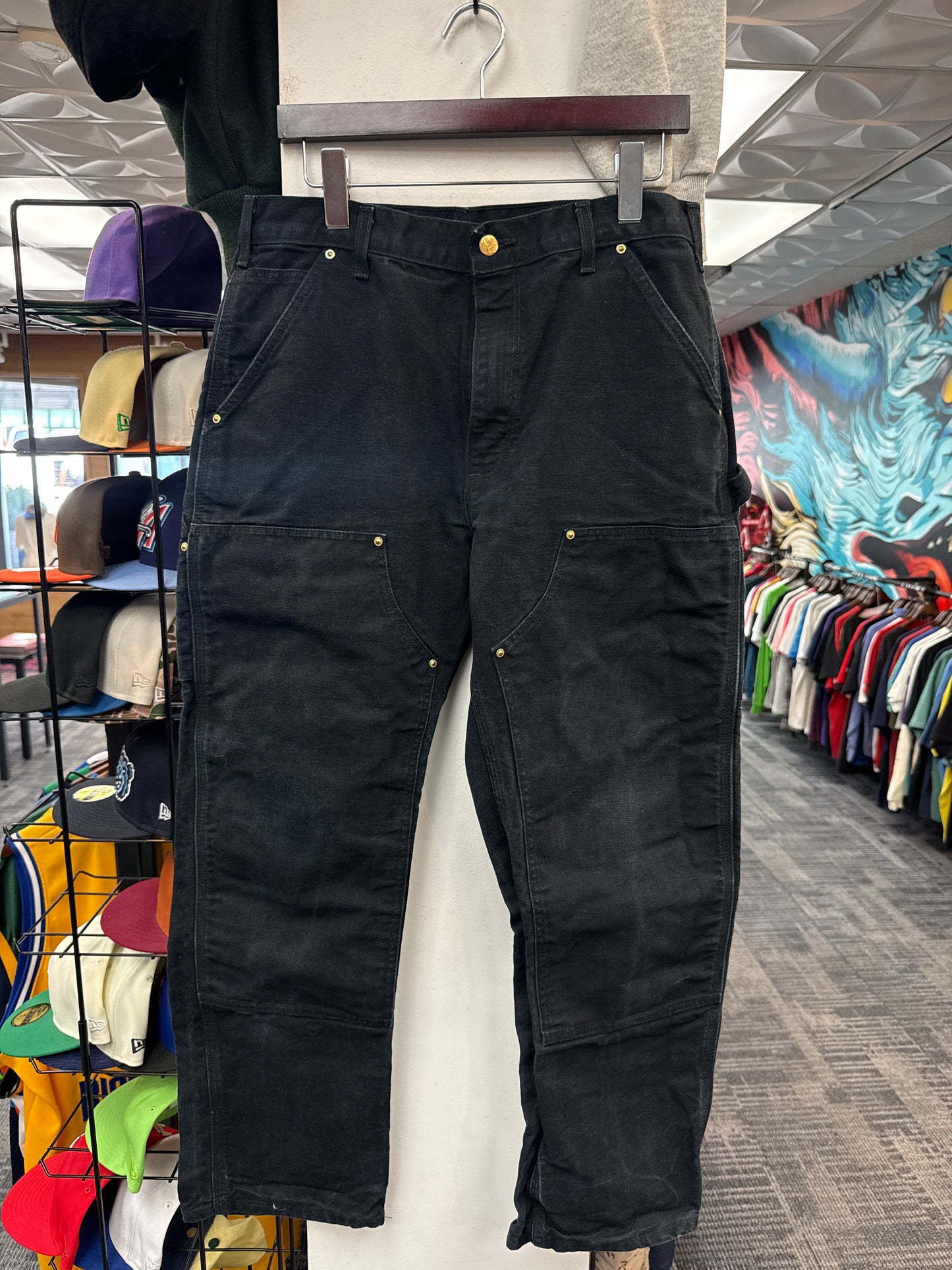 Vintage Carhartt Black Double Knee Pants