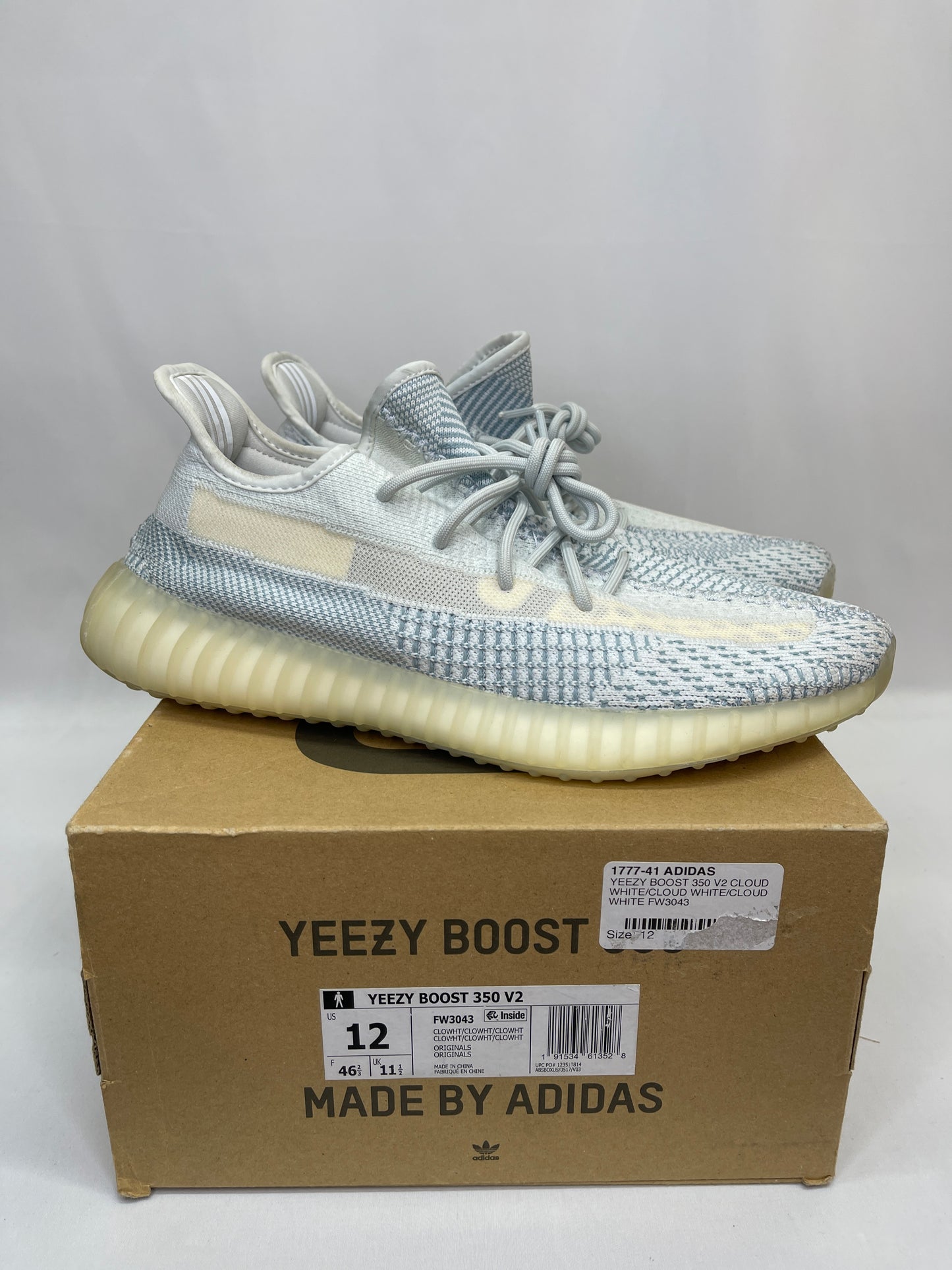 Preowned Yeezy 350 Cloud White