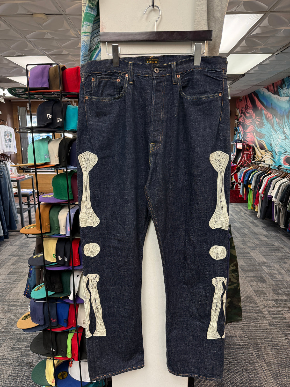 Kapital 12.5 OZ Denim Mexican Tuxedo Jeans