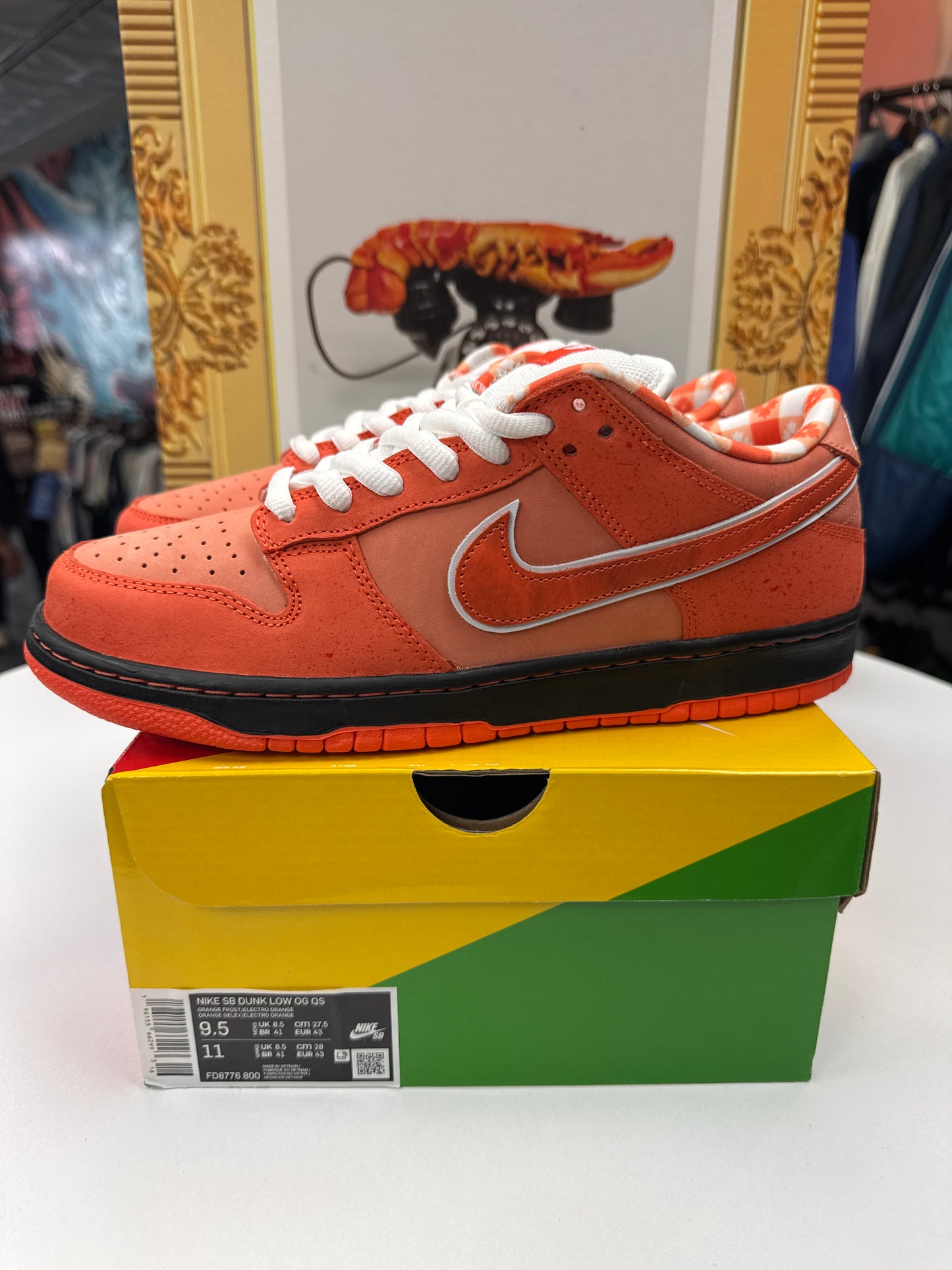 New Nike SB Dunk Low Orange Lobster (Special Box)