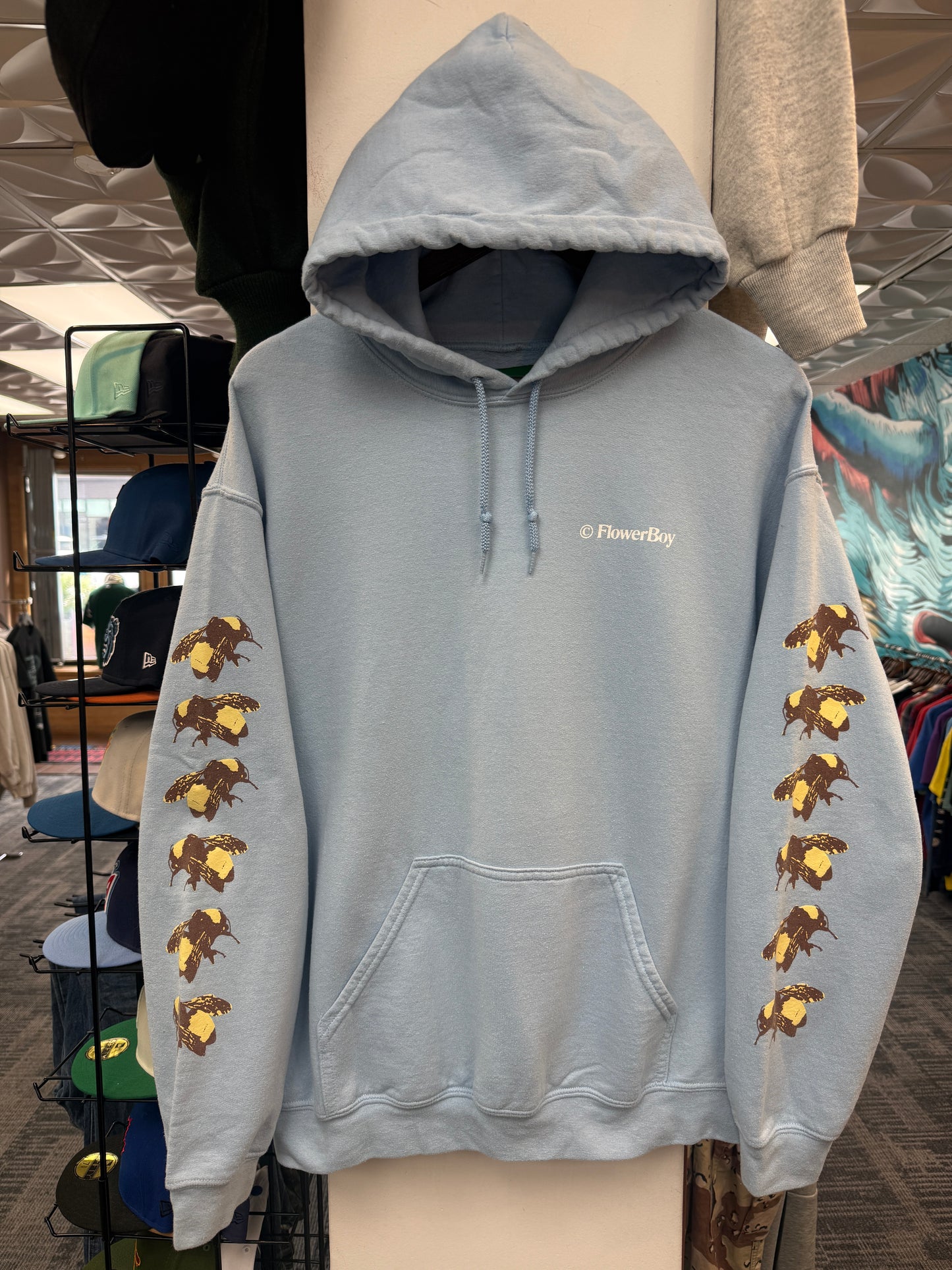 Golf Wang Save The Bees Blue Hoodies