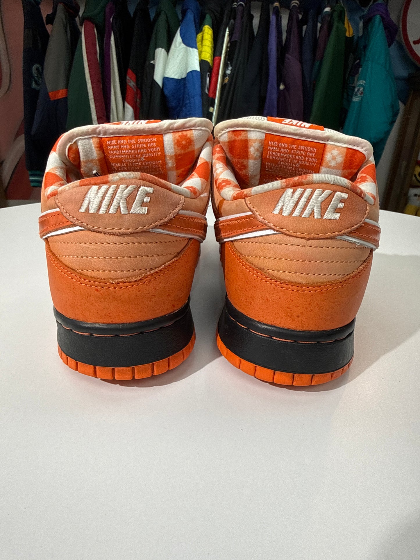 Preowned Nike SB Dunk Low Orange Lobster