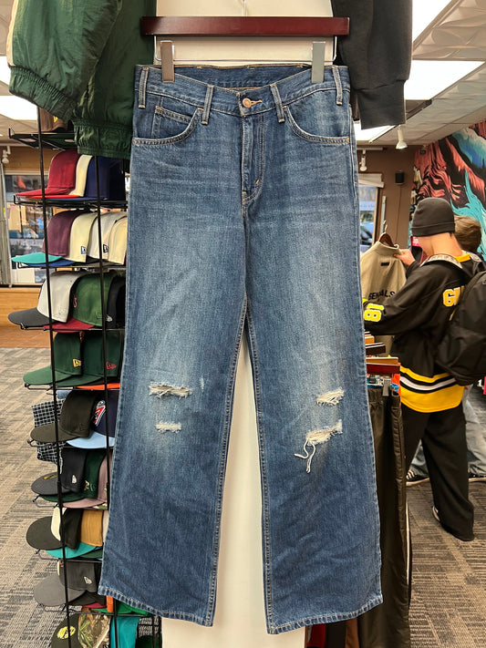 Levi’s Distressed Flared Jeans