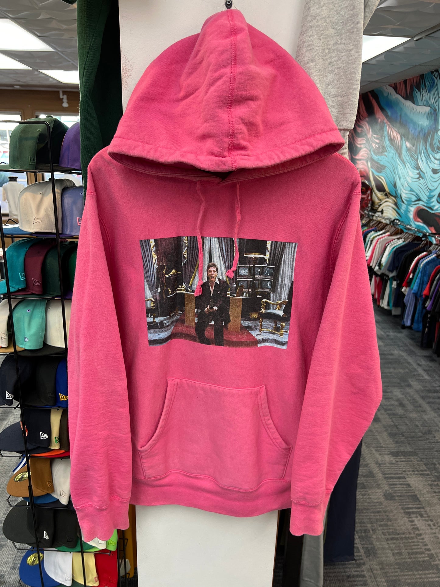 Supreme x Scarface “The Friend” Pink Hoodie