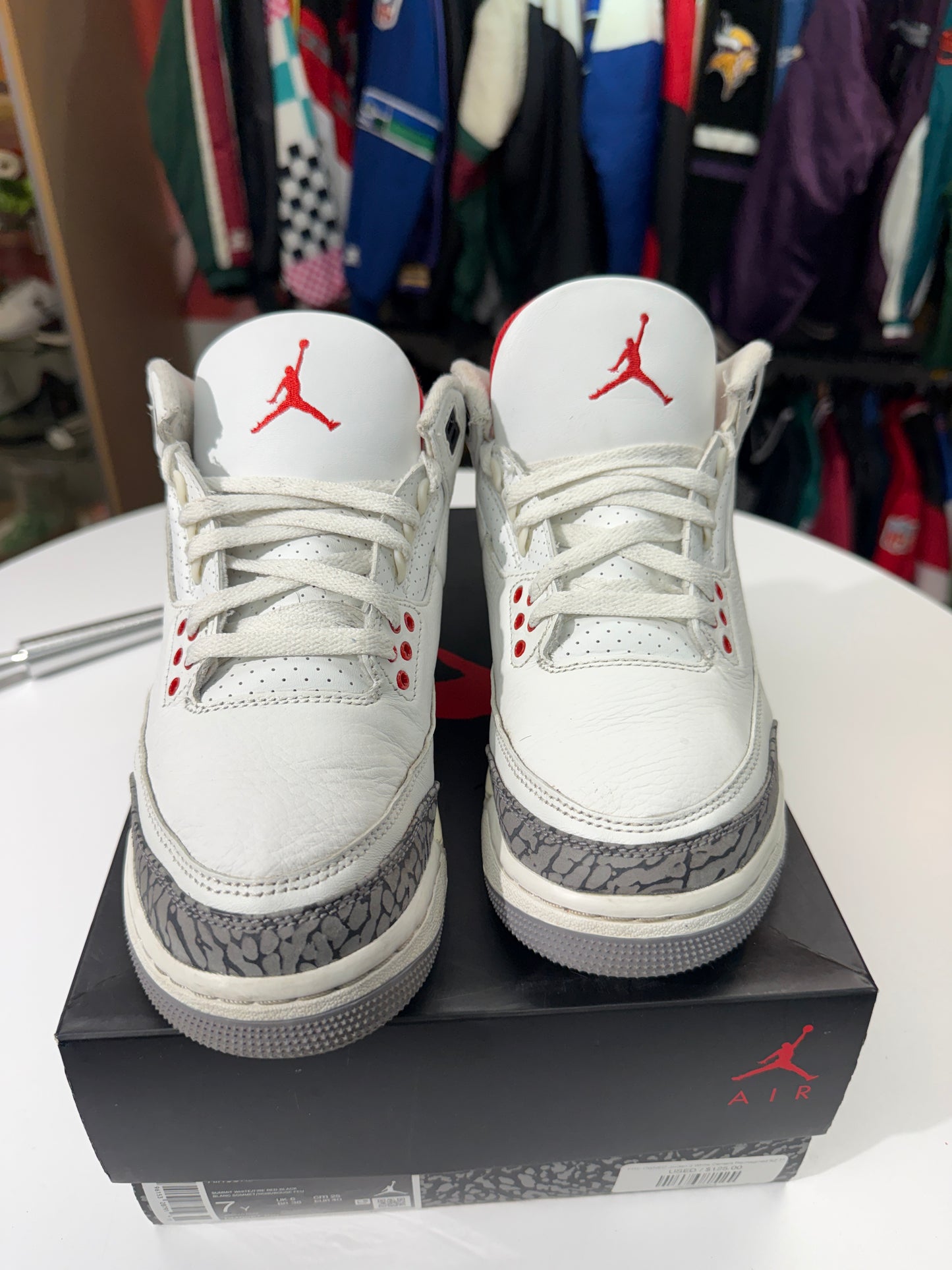 Preowned Reimagined White Cement Jordan 3