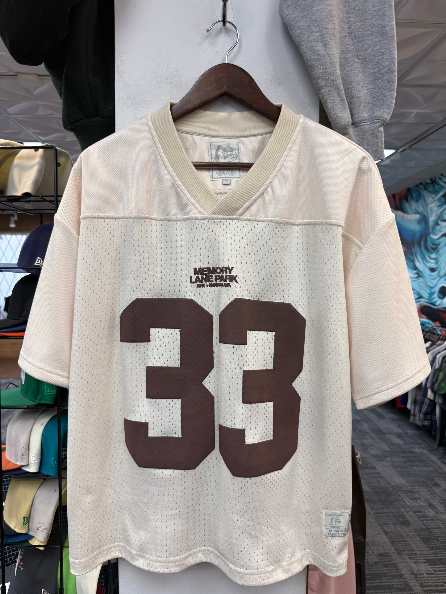 Memory Lane Park Mocha Cream Jersey