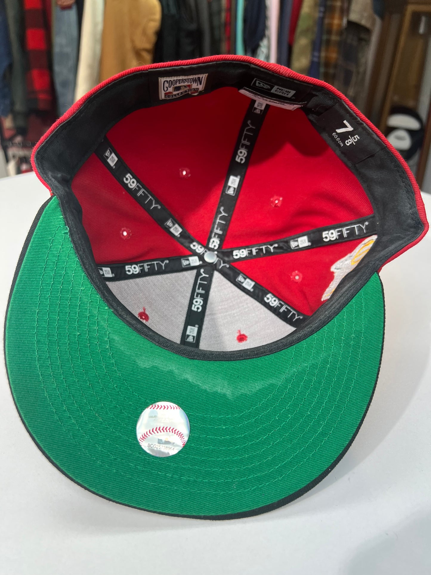 San Diego Padres Red and Black Fitted Hat