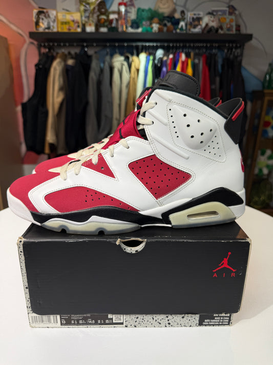 Preowned Jordan 6 Carmine (2021)