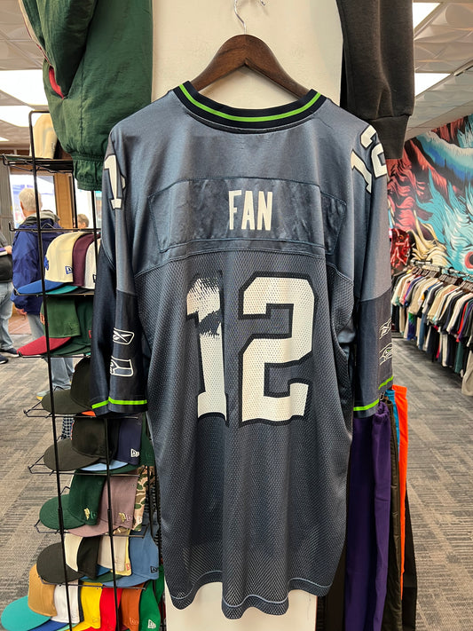 Vintage Reebok Seahawks 12th Fan Jersey