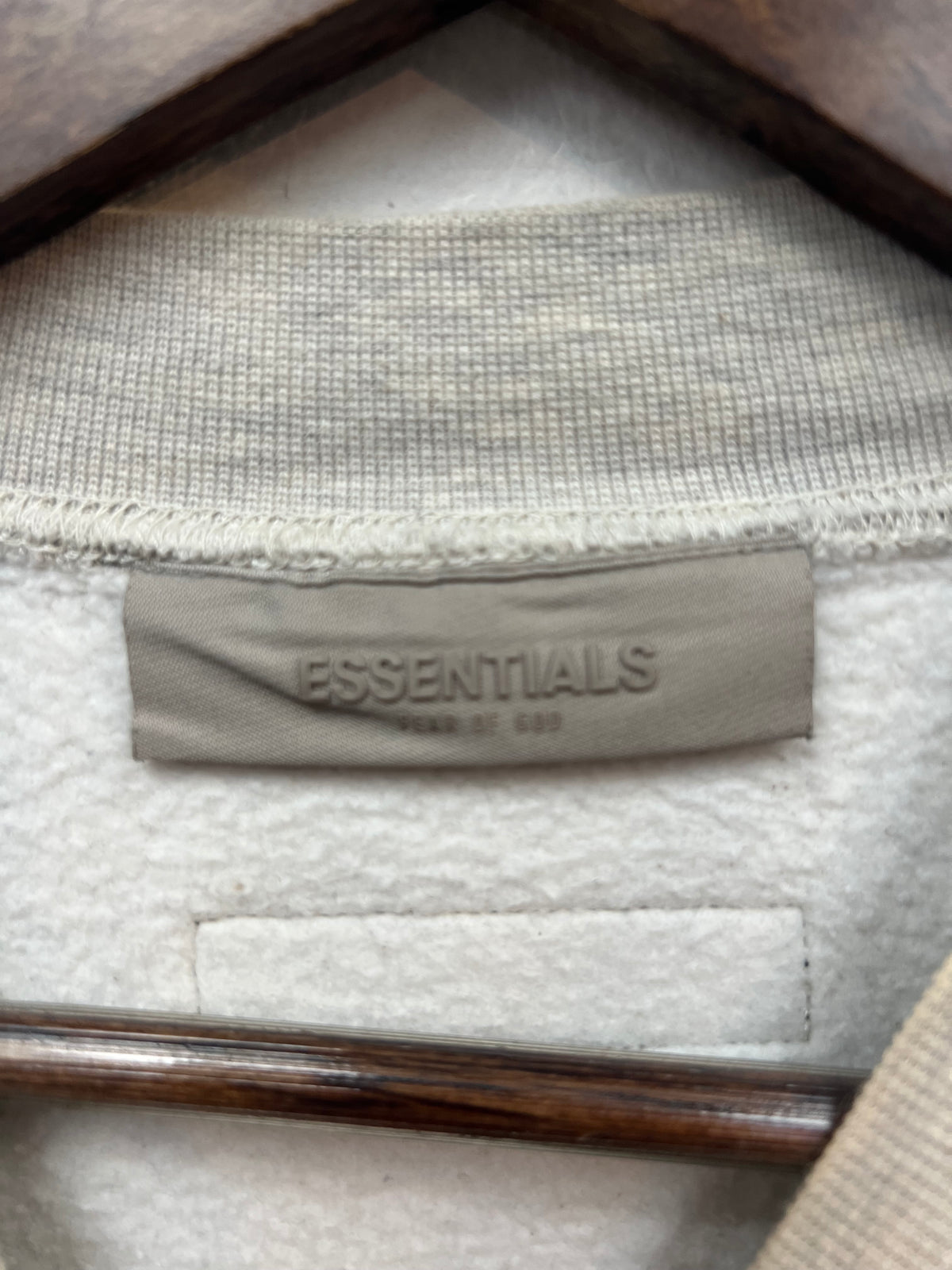 Essentials Fear of God Grey Fleece Crewneck