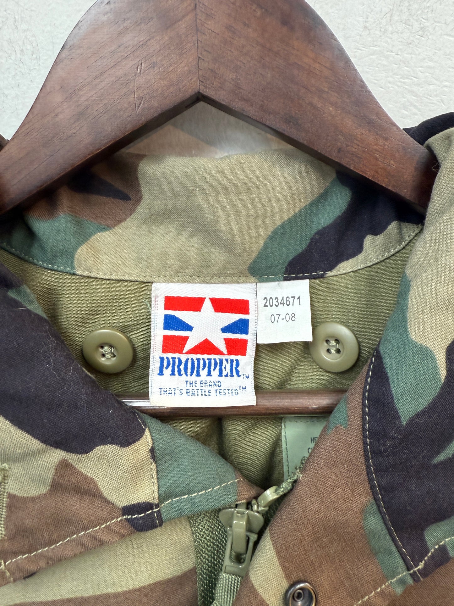 Vintage Military Camo Jacket