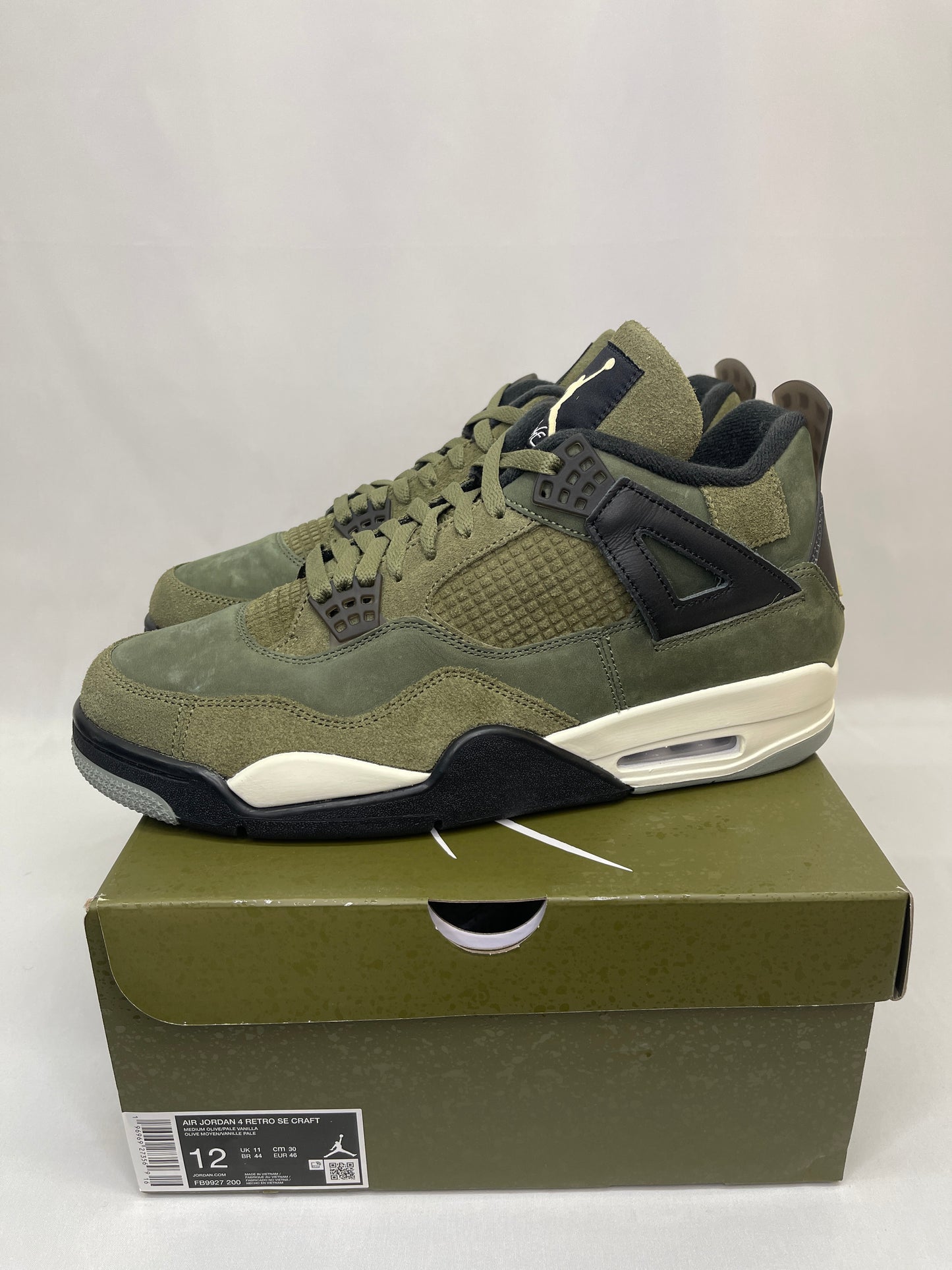 New Jordan 4 Craft Olive