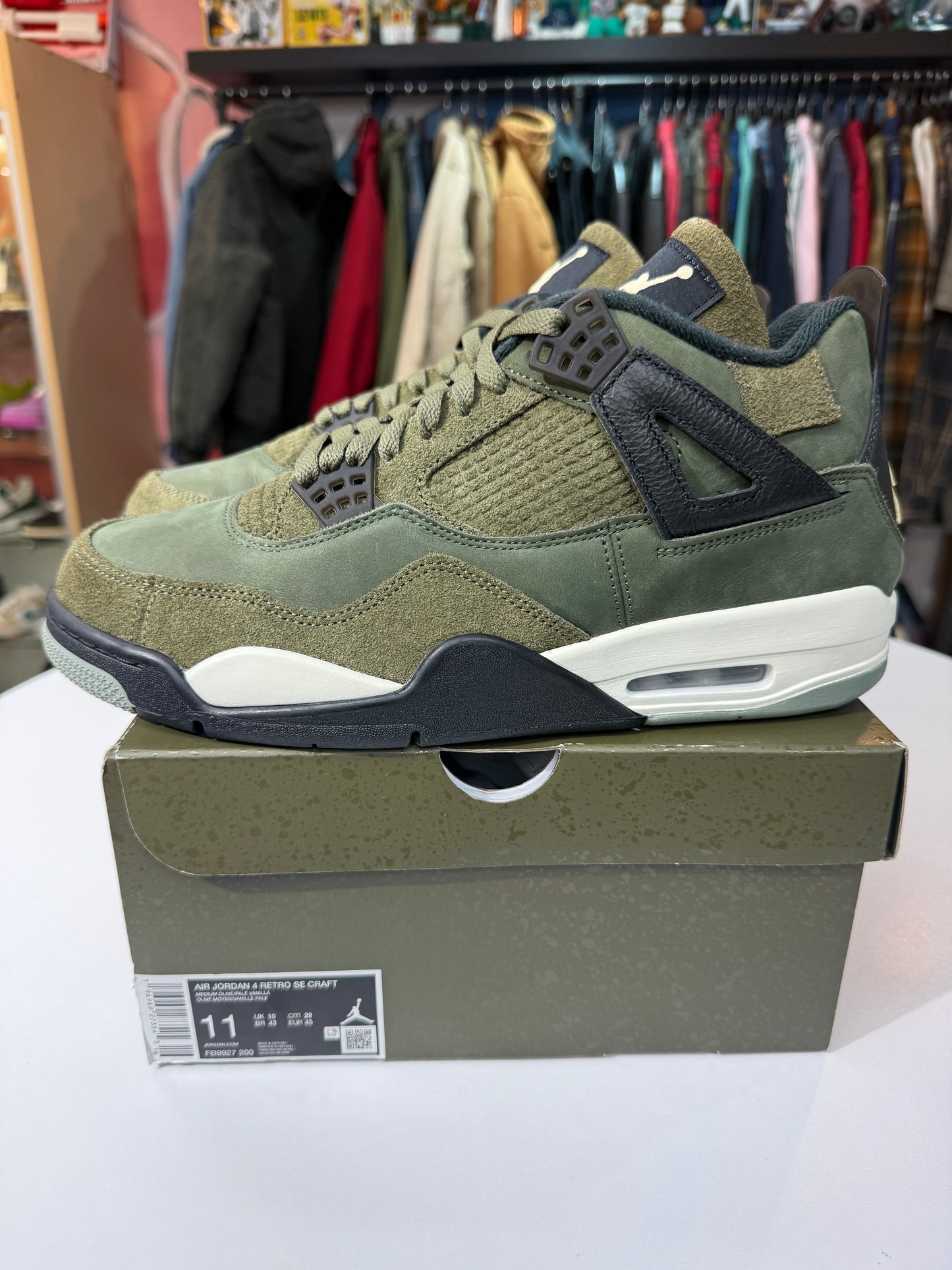 New Craft Medium Olive Jordan 4