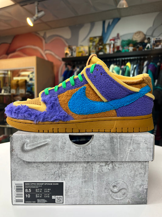 New CPFM Swamp Sponge Dunk Psychic Purple/Photo Blue Violet Psychedelic