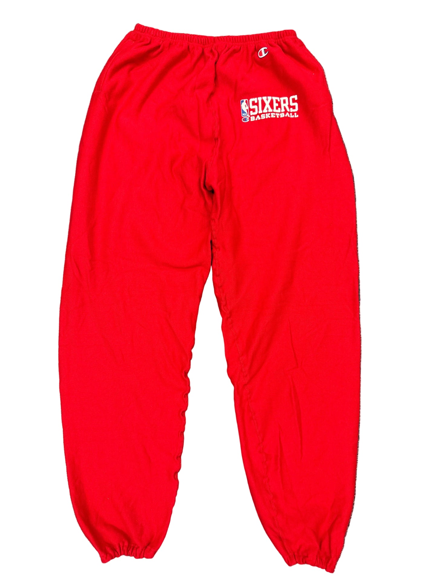 Vintage Champion 76ers Game Issued Warm Up Sweatpants
