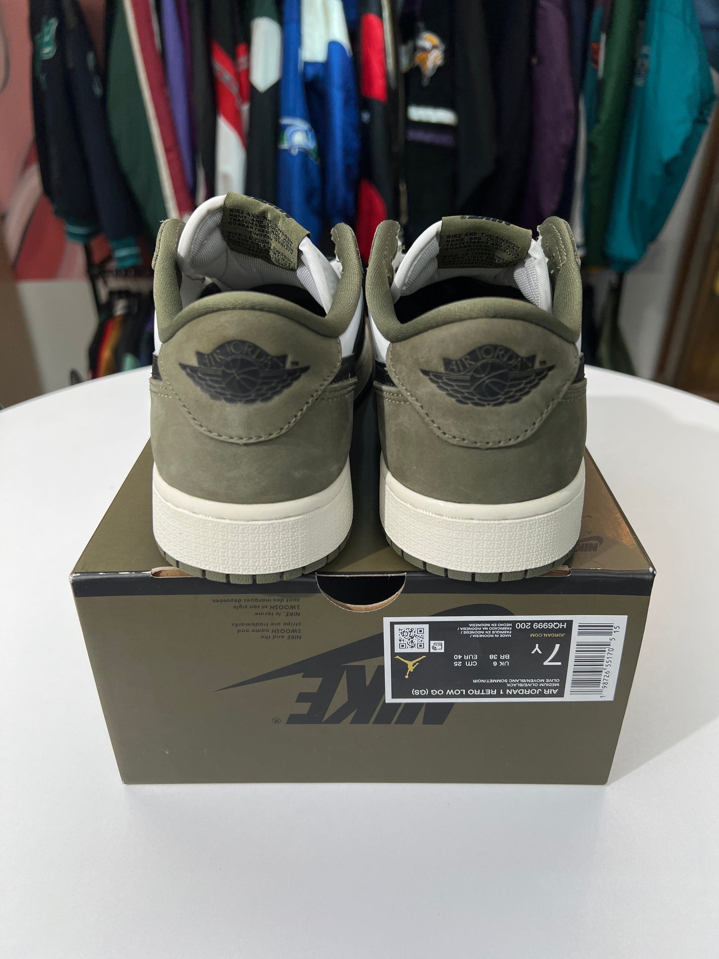 New Jordan 1 Low OG Medium Olive