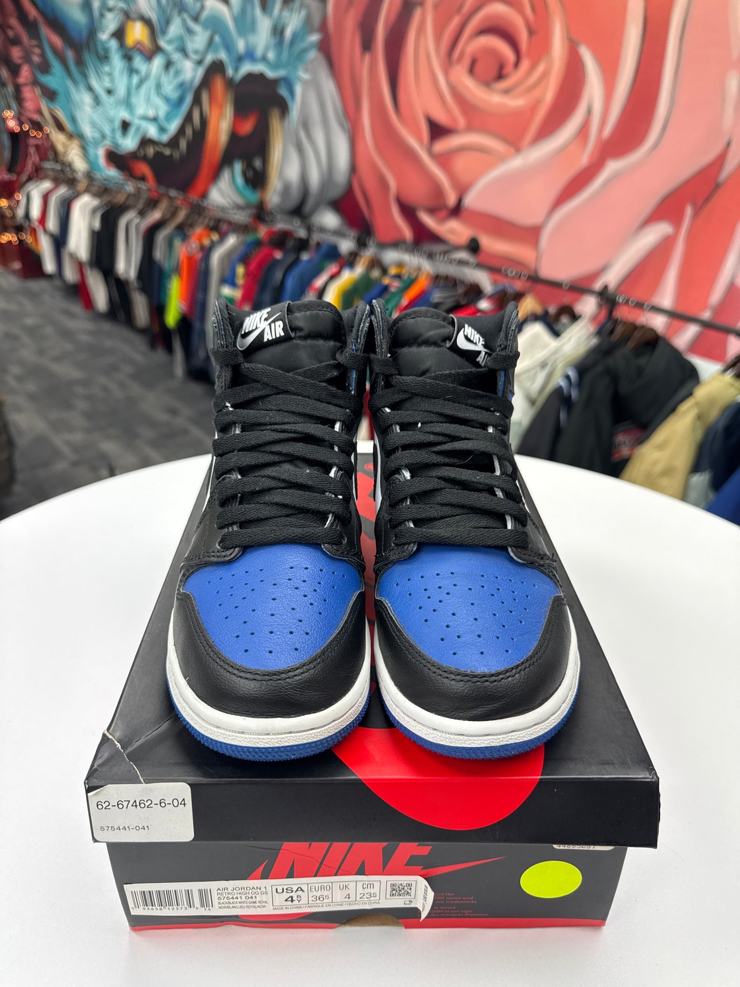 Preowned Jordan 1 Royal Toe