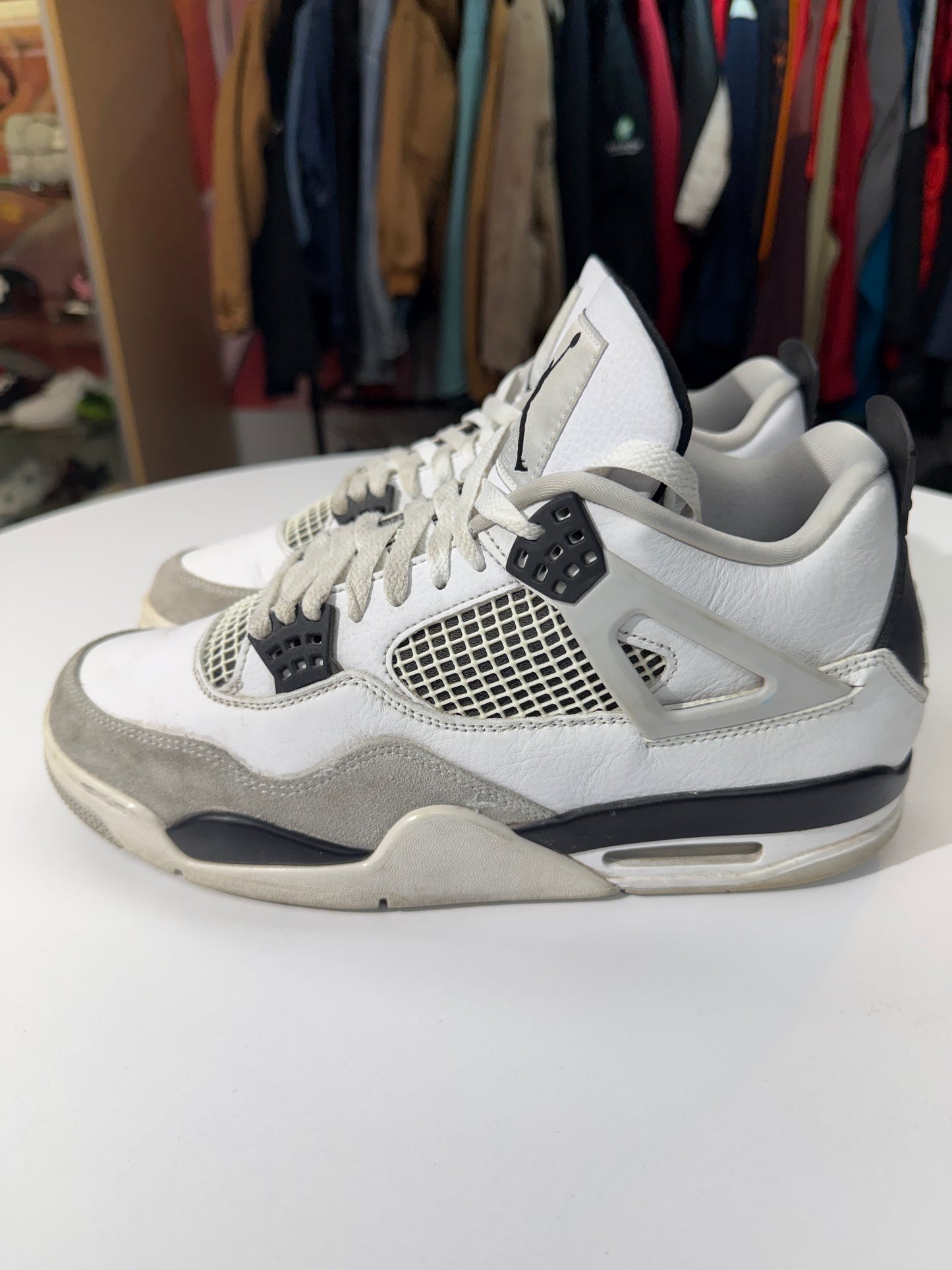 Preowned Military Black Jordan 4