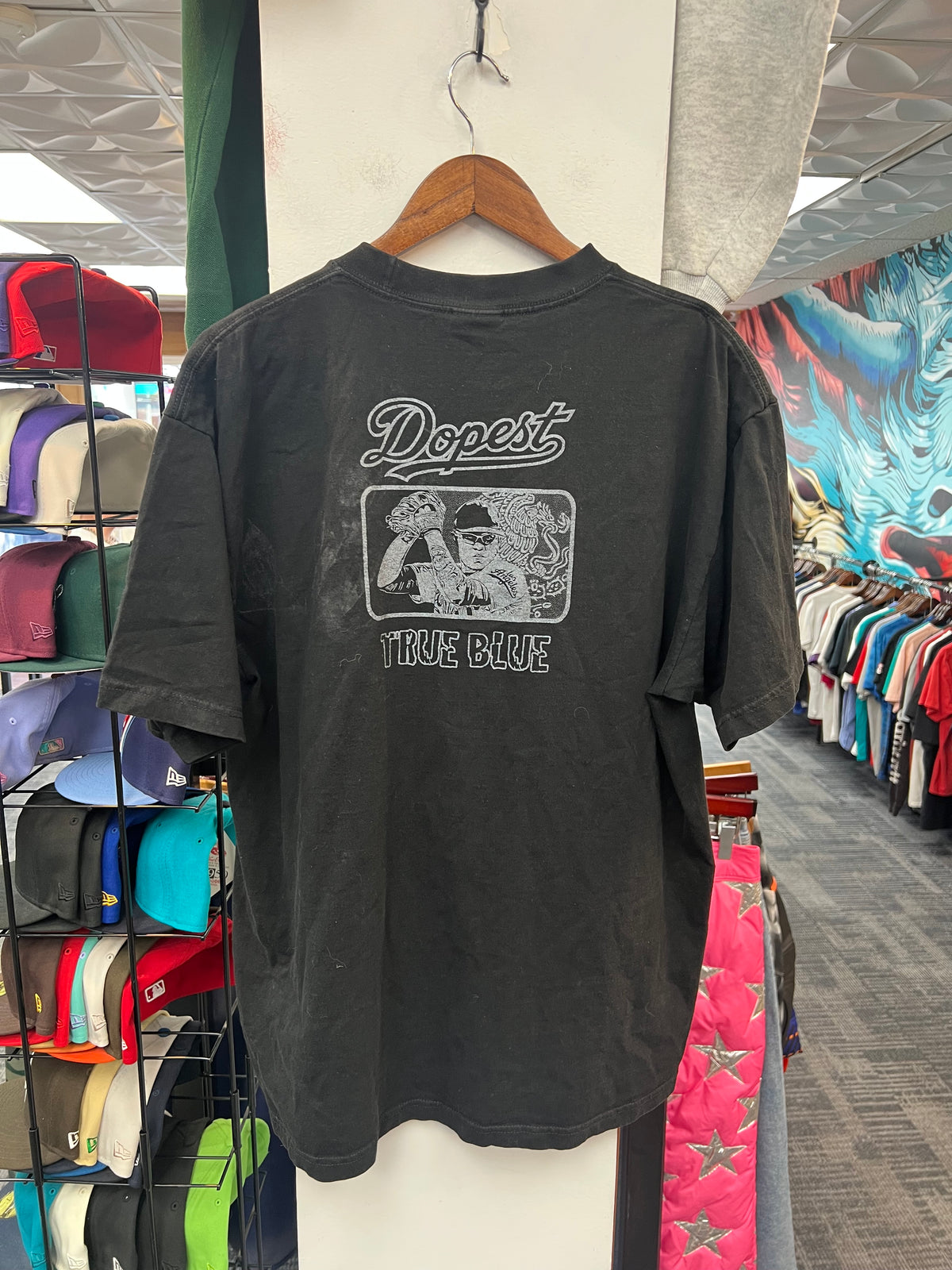 Shaka Wear Black Dodgers Graphic Tee