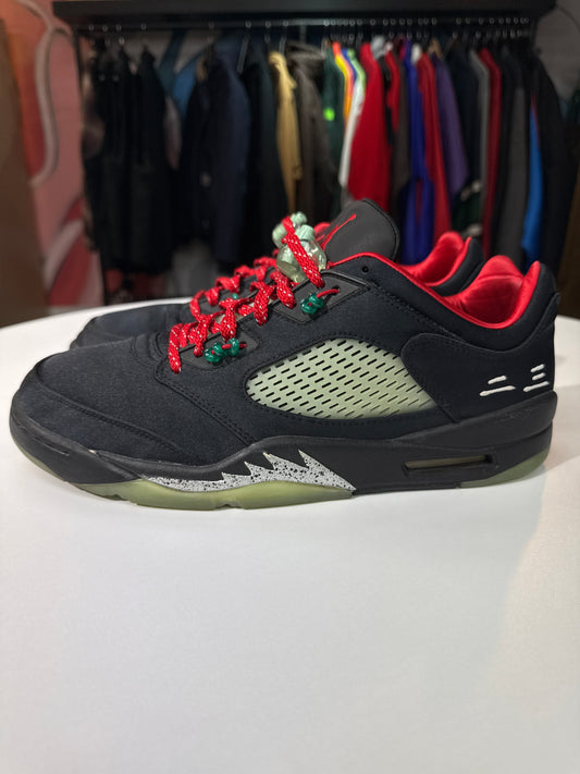 Preowned CLOT Jordan 5 Low Jade