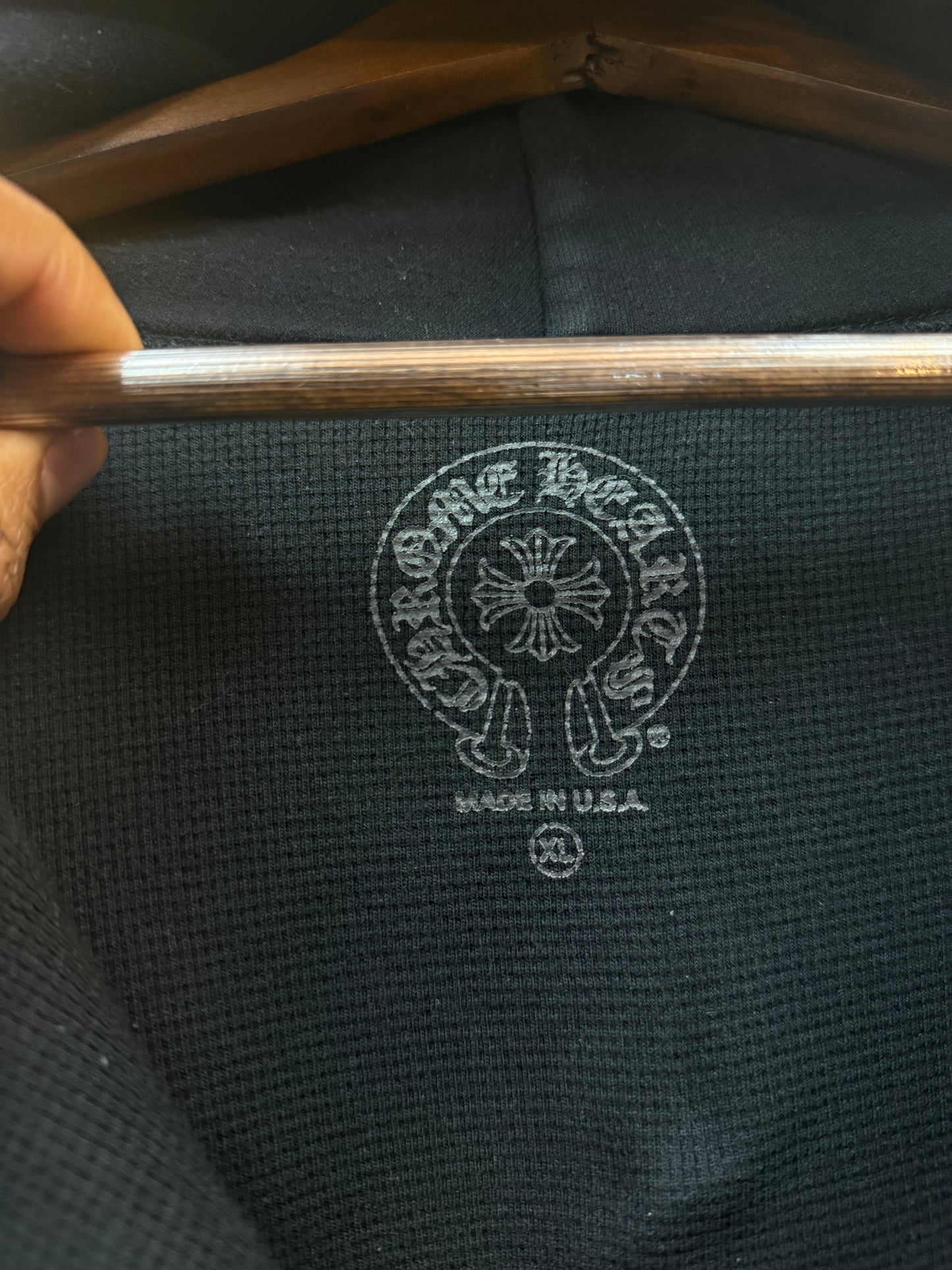 Chrome Hearts LA Thermal Lined Zip Hoodie