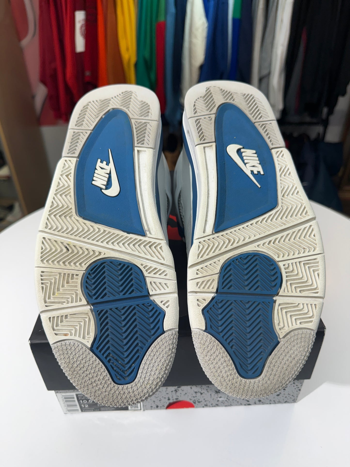 Preowned Military Blue Jordan 4 (2024)