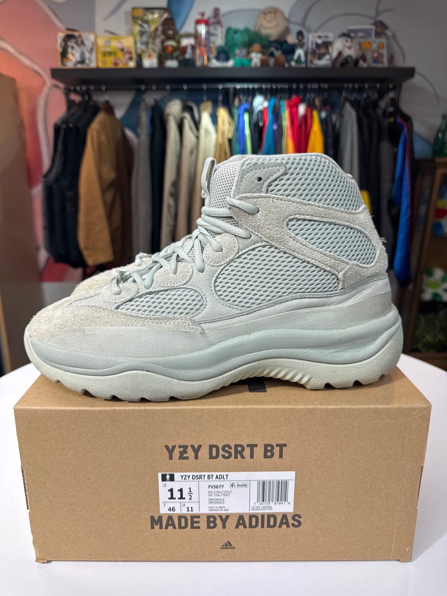 Preowned YZY Desert Boot Salt