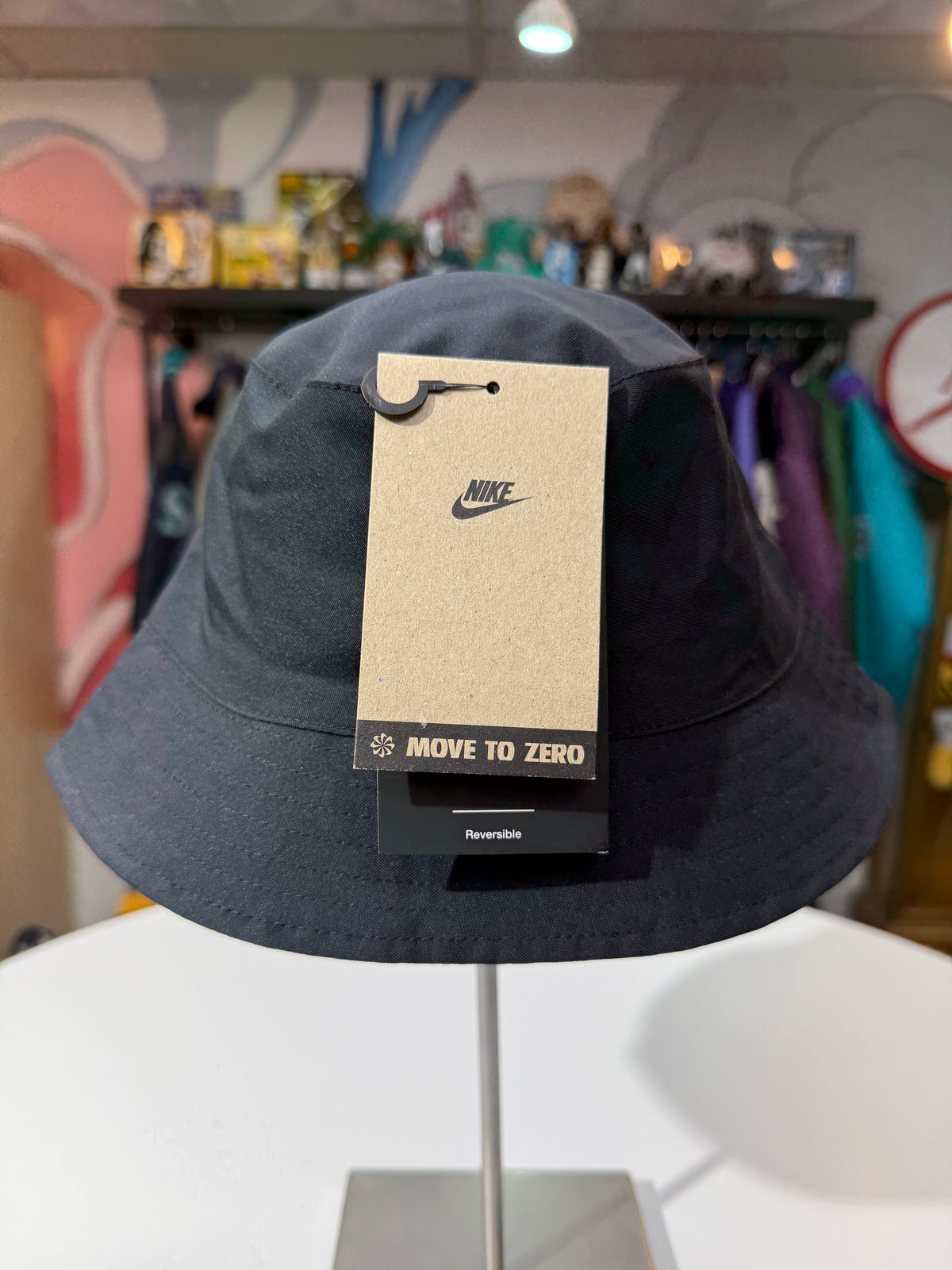 New Nike Black Kids Bucket Hat