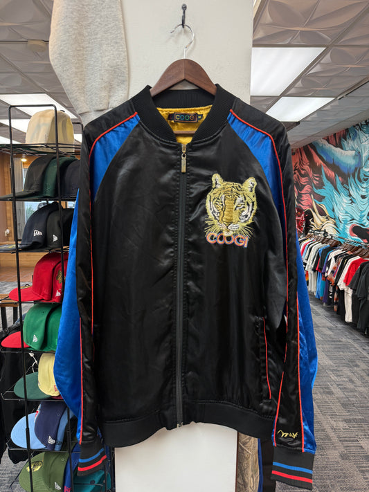 Vintage Coogi Tiger Satin Jacket