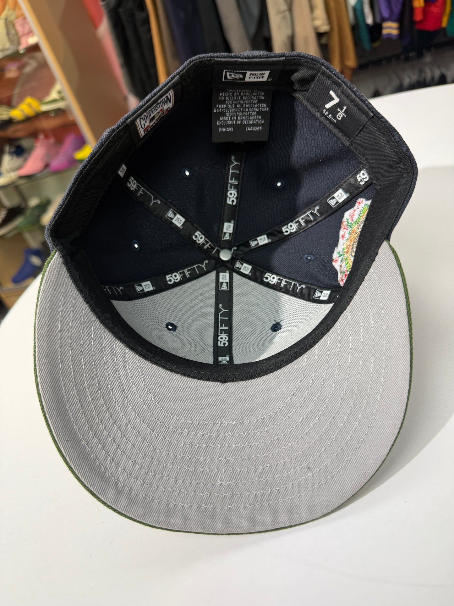 Anaheim Angels Sprouted Fitted Hat