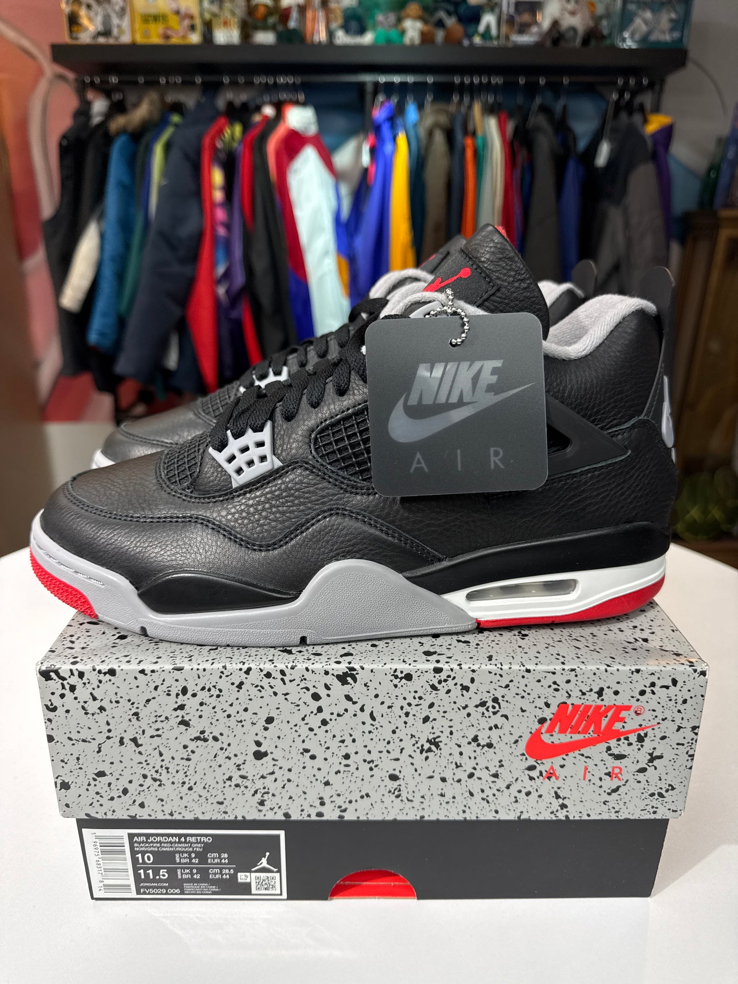 New Jordan 4 Bred Reimagined