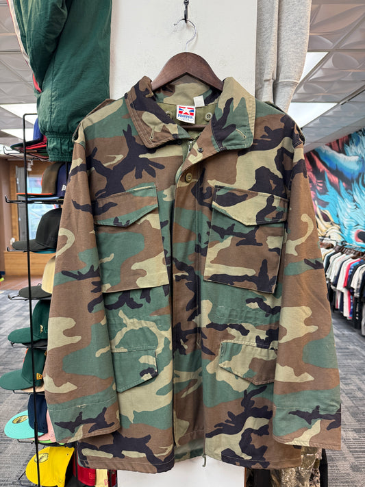 Vintage Military Camo Jacket