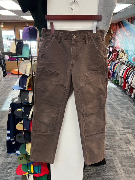 Carhartt Brown OG Dungaree Fit Carpenter Double Knee Pants
