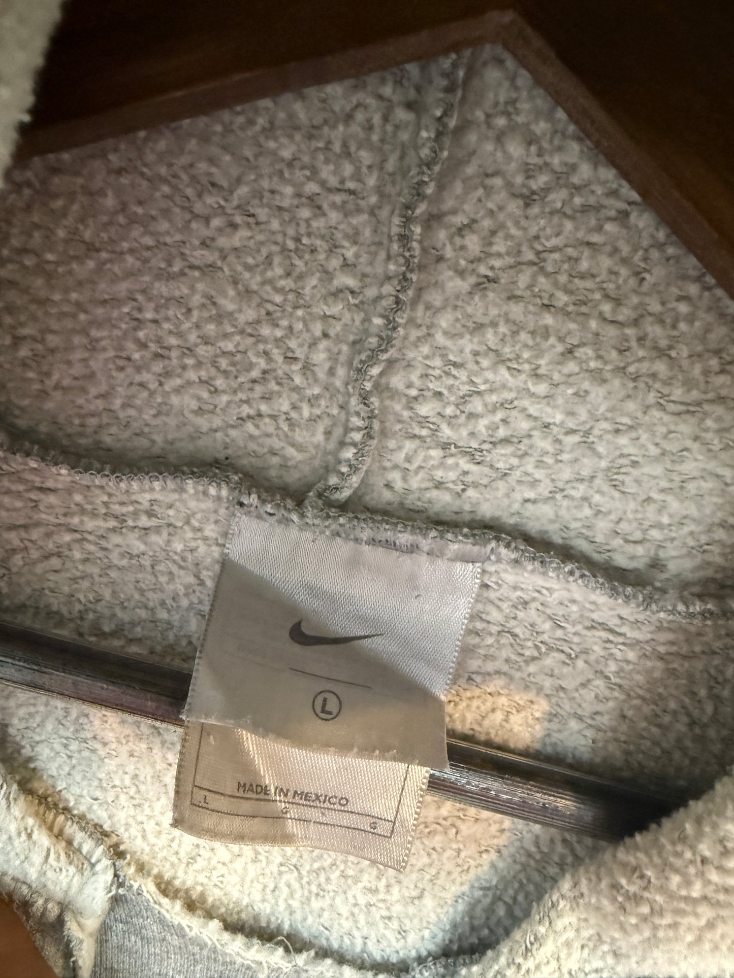 Vintage Nike  Grey Center Swoosh Hoodie