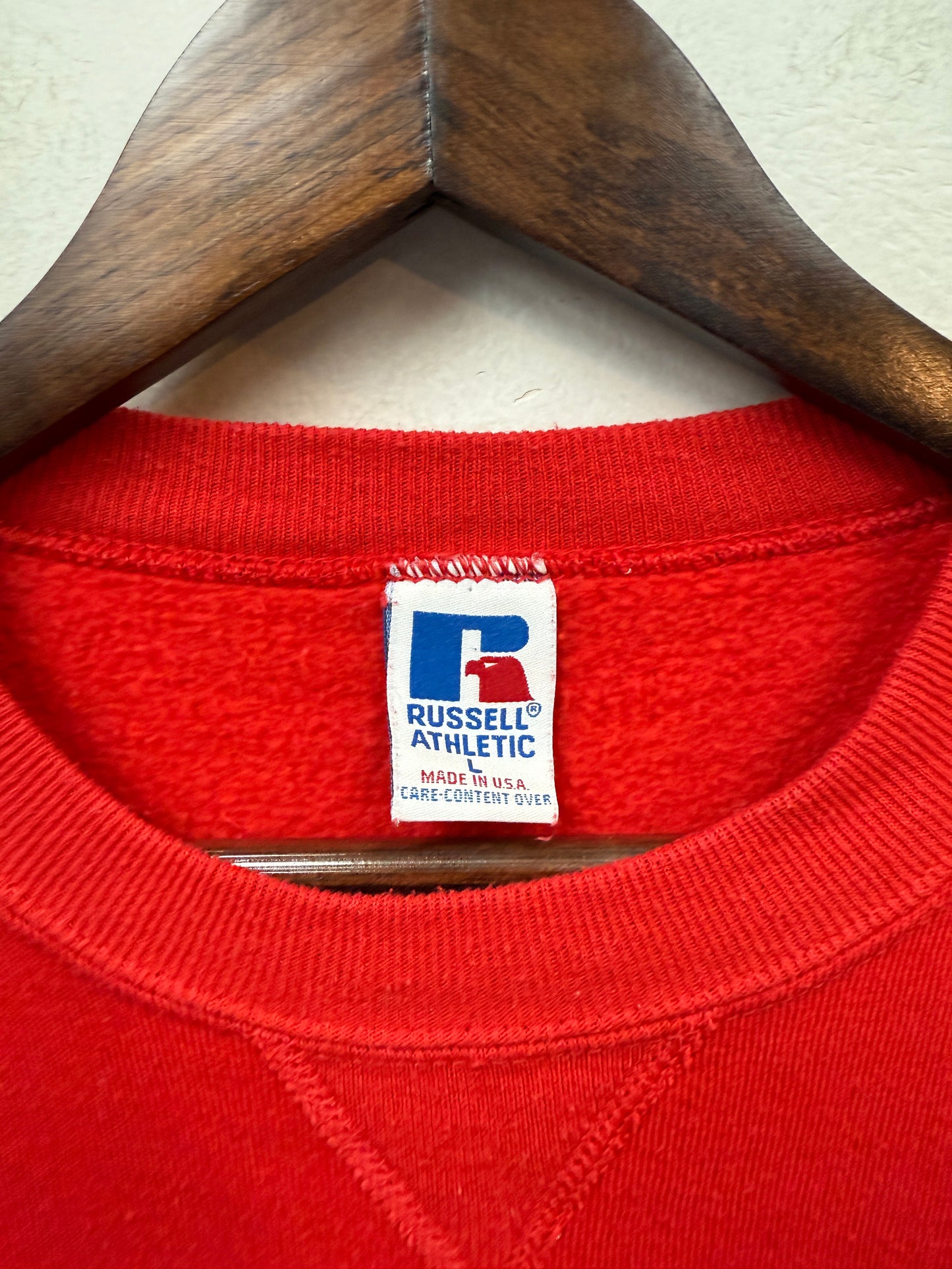 Vintage Nebraska Red Crew