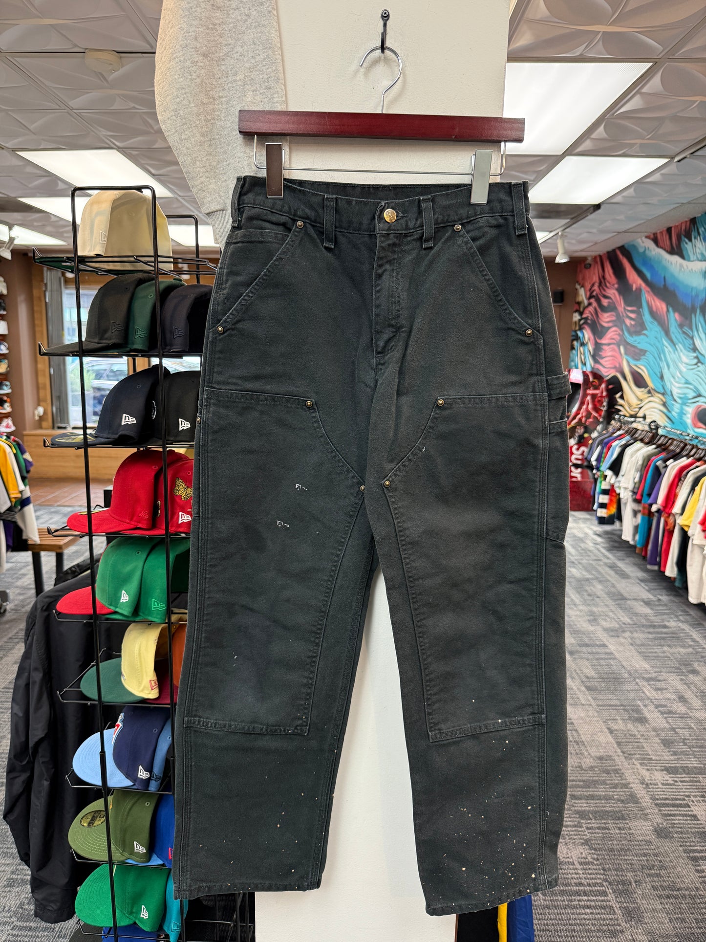 Vintage Black Carhartt Double Knee Pants