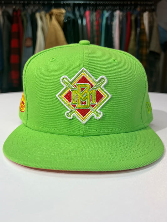 Milwaukee Brewers Lime Green 50th Anniversary Fitted Hat