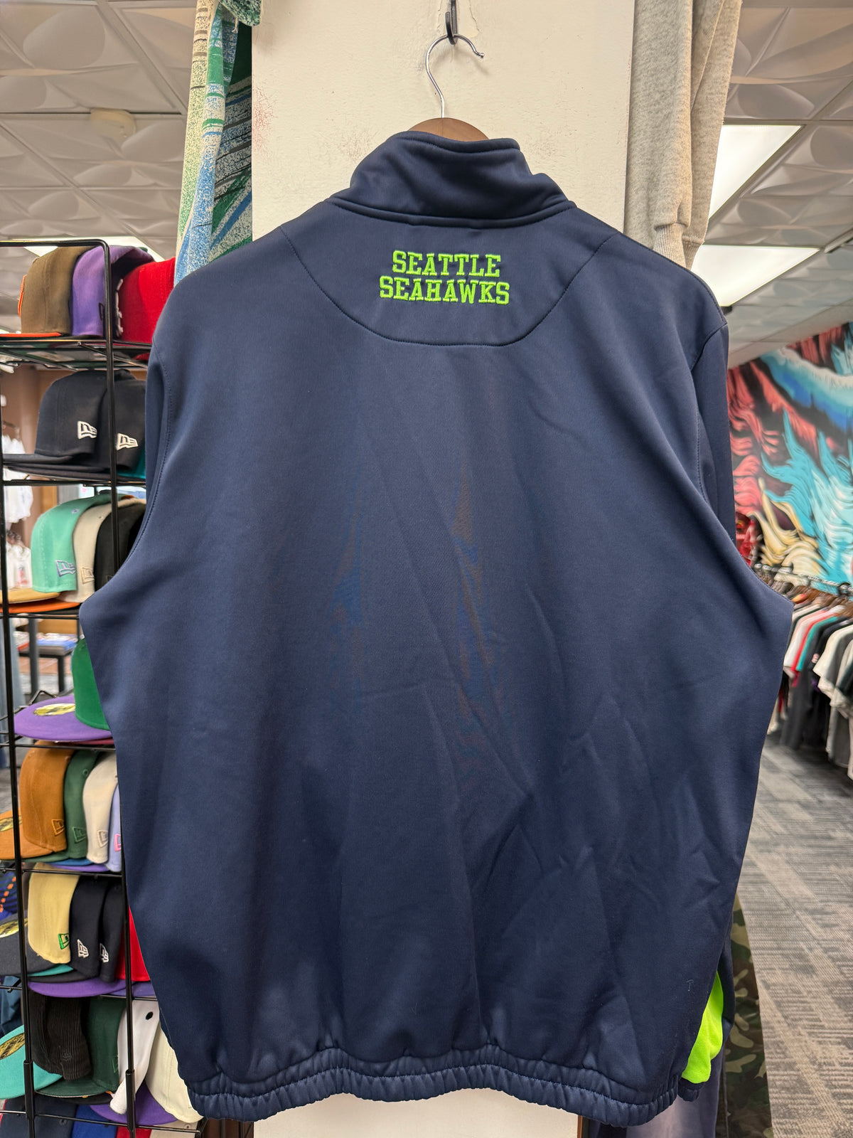 Seahawks Quarter Zip Jacket
