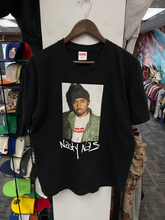 Supreme Nasty Nas Black Tee