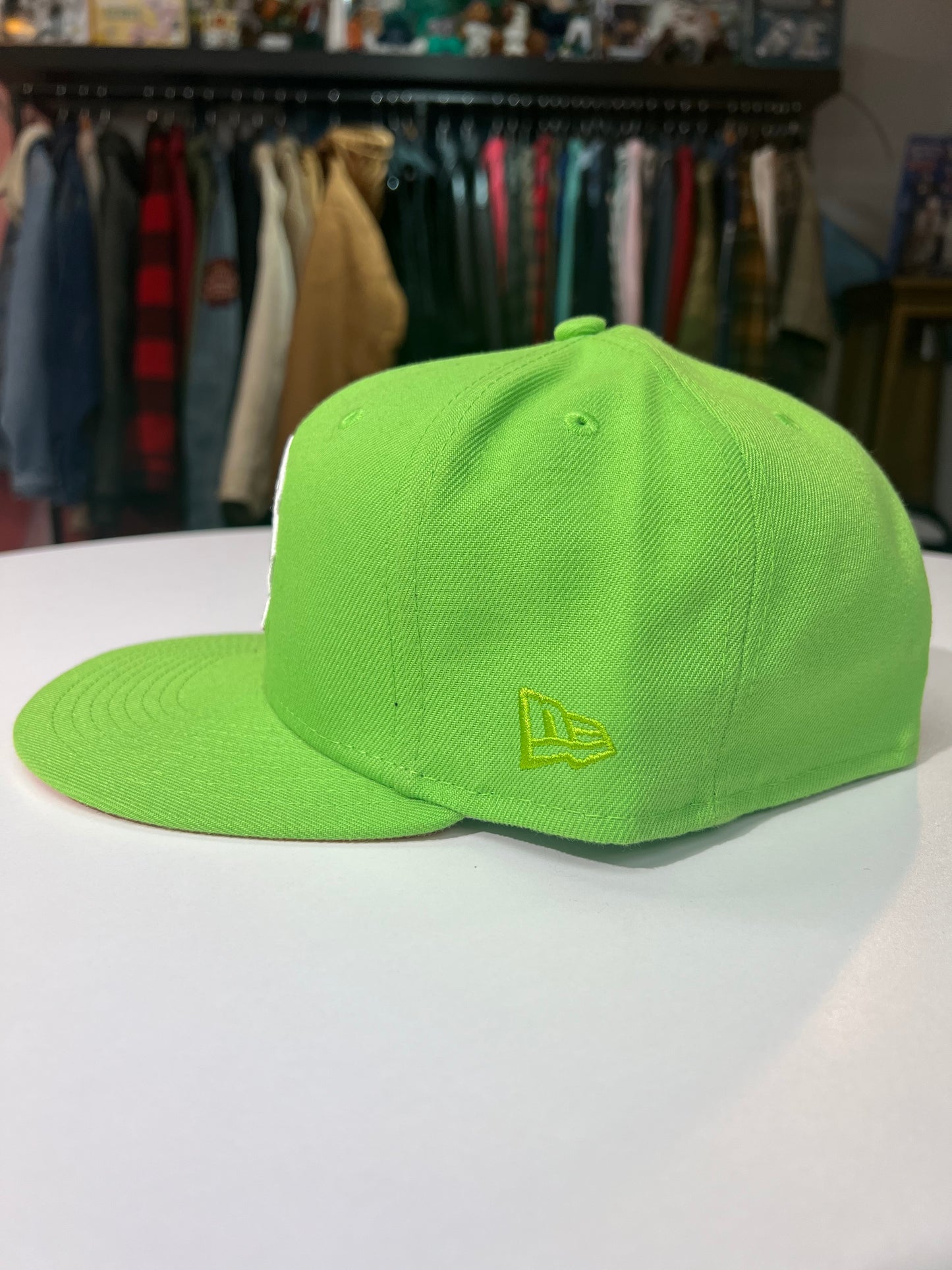 Milwaukee Brewers Lime Green 50th Anniversary Fitted Hat
